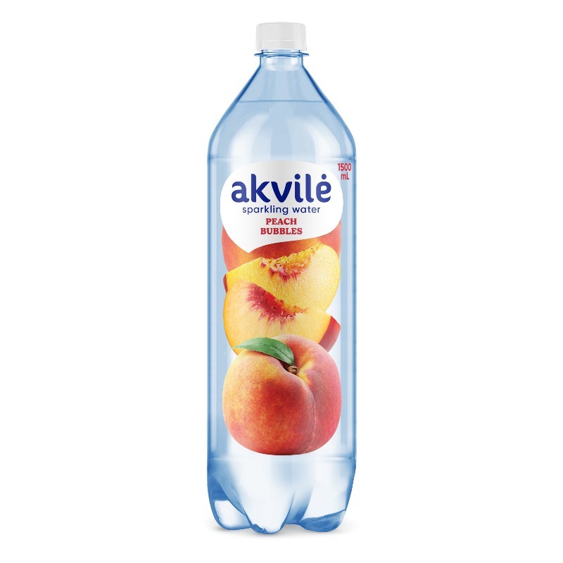 AKVILE natural water s BROSKVE 1,5 l PET