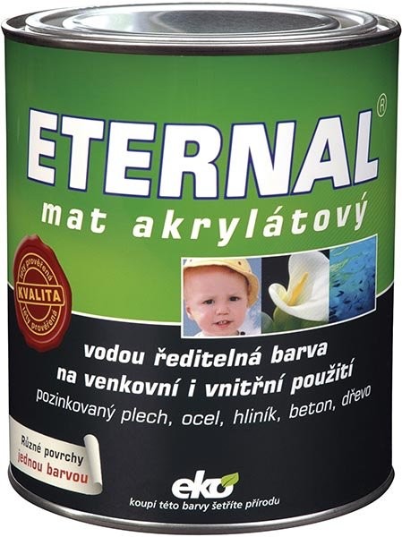 barva ETERNAL MAT akryl 0,7 kg Černá 013
