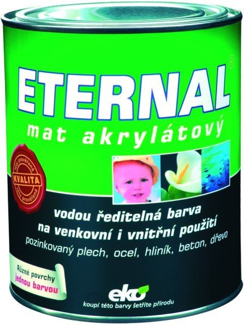 barva ETERNAL MAT akryl 0,7 kg černá 0