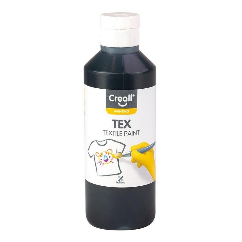 Barva na textil CREALL TEX 250ml. černá