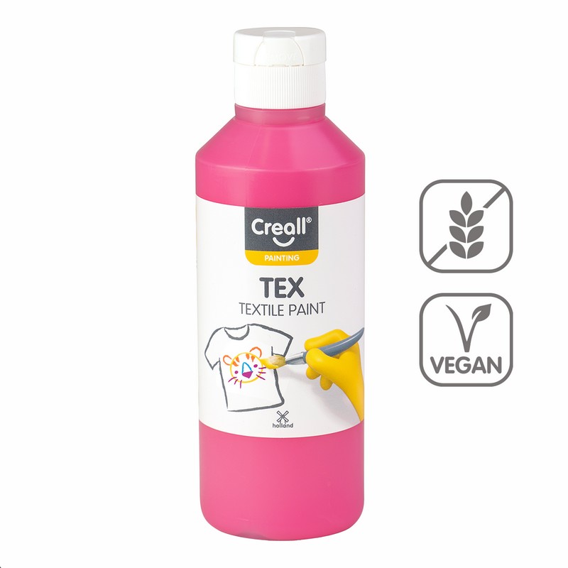 Barva na textil CREALL TEX 250ml. magenta