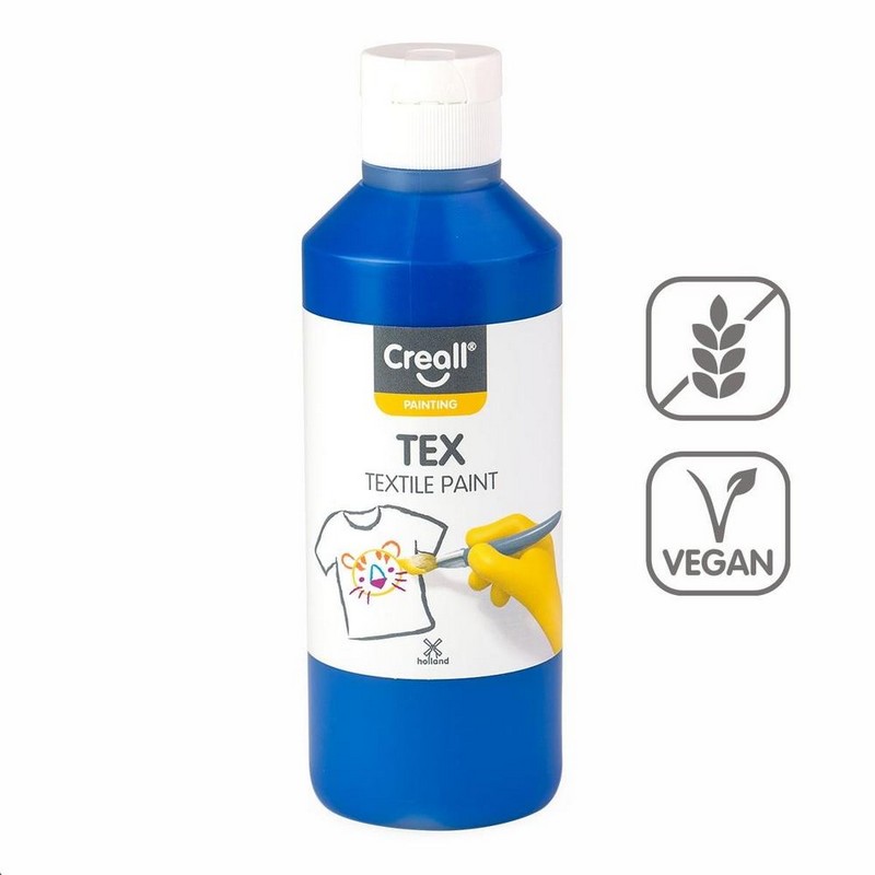 Barva na textil CREALL TEX 250ml. modrá