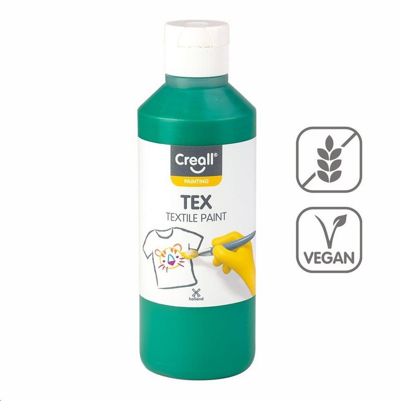 Barva na textil CREALL TEX 250ml. zelená