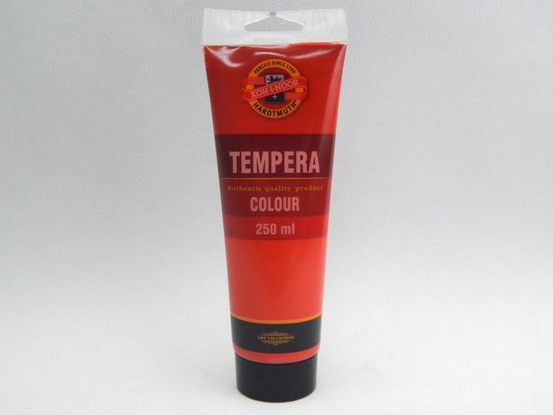 BARVA TEMPEROVÁ 250ML ČERVEŇ RUMĚLKA 1300