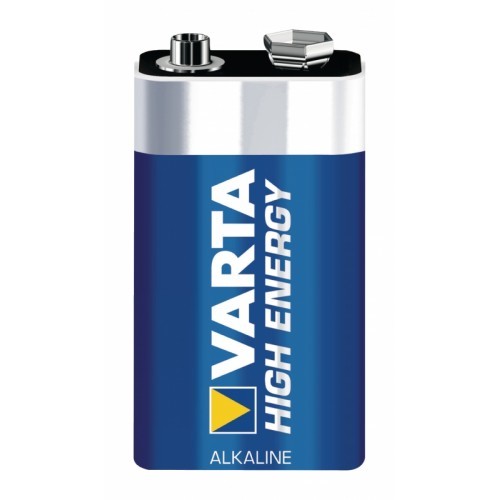 Baterie 9 Volt alkalická VARTA High Energy blistr 1ks.