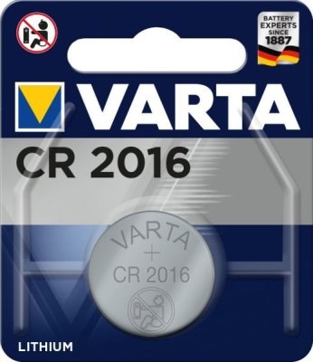 Baterie CR 2016 Varta Electronics 1ks.