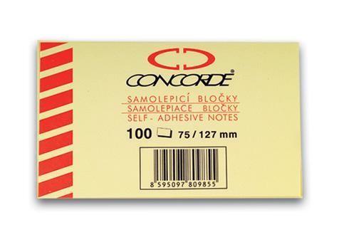 Bloček samolepicí DONAU ECO 76 x 127mm. 100 listů
