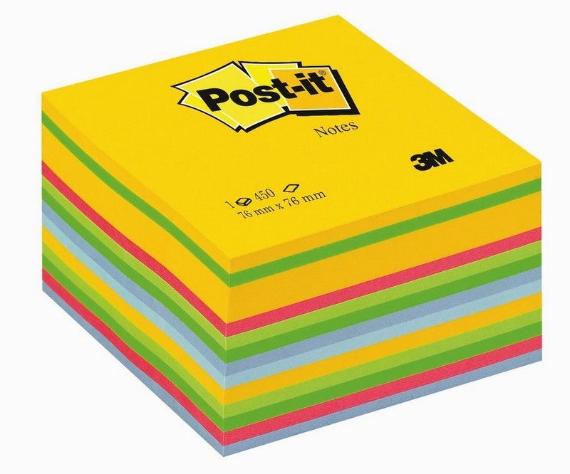 Blok samolepicí POST-IT 76 x 76mm. ULTRA ŽLUTÉ 450 listů