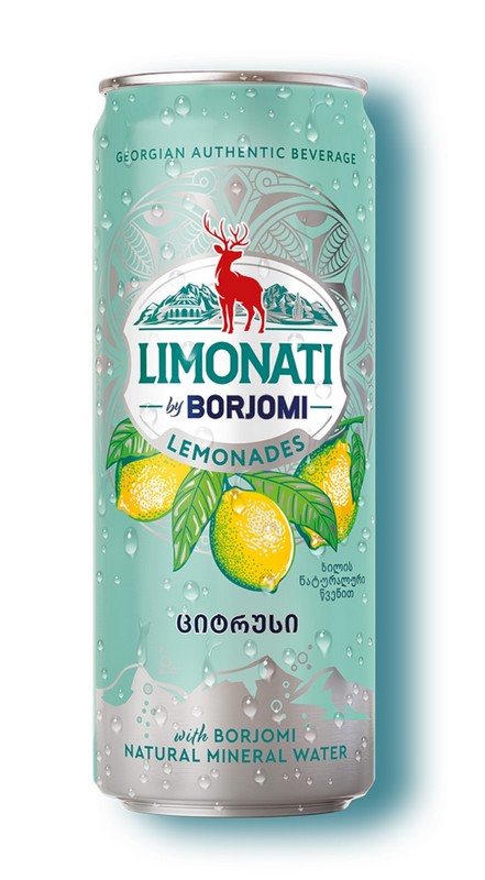BORJOMI limonáda minerální 0,33 l., p