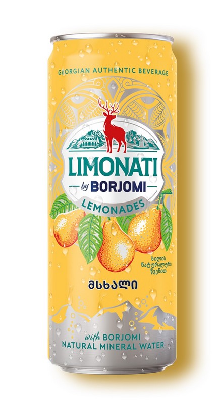 BORJOMI limonáda minerální 0,33 l., p