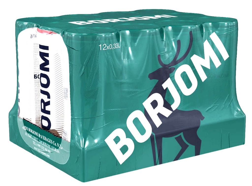 BORJOMI NATURAL minerální voda 0,33 l. 1ks.