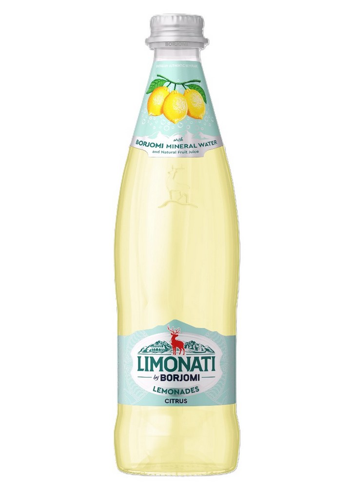 BORJOMI přírodní limonáda s CITRUSEM 0,5 l., s
