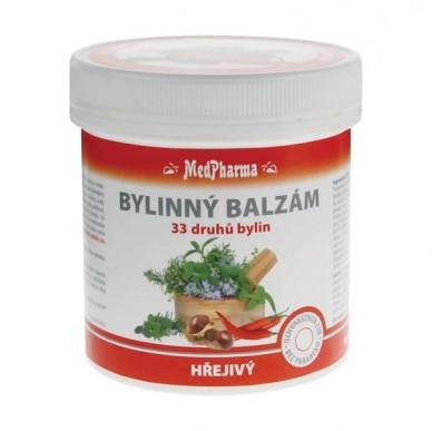 Bylinný balzám hřejivý, 33 druhů bylin