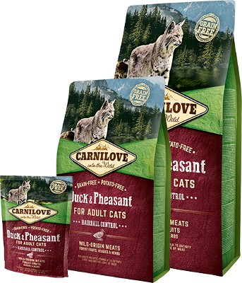 CARNILOVE Cat čerstvá kachna & bažant pro dospělé kočky 6kg.