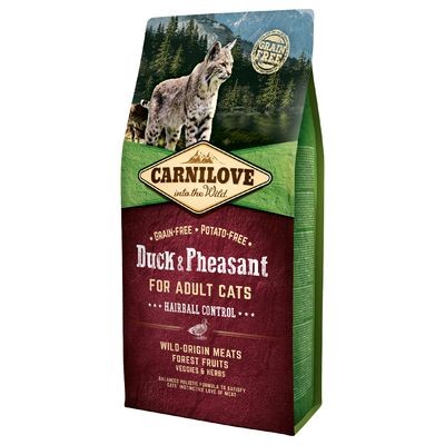 CARNILOVE Cat čerstvá kachna & bažant pro dospělé kočky 6kg. CARNILOVE Cat čerstvá kachna & bažant pro dospělé kočky 6kg.