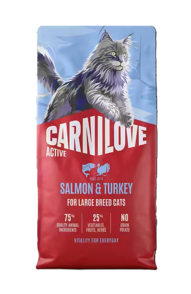 CARNILOVE CAT pro dospělé kočky - LOSOS & KRŮT
