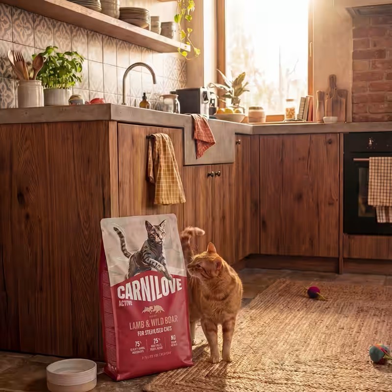CARNILOVE CAT pro kastrované kočky -- HOBĚZÍ a ZVĚŘINA 2kg