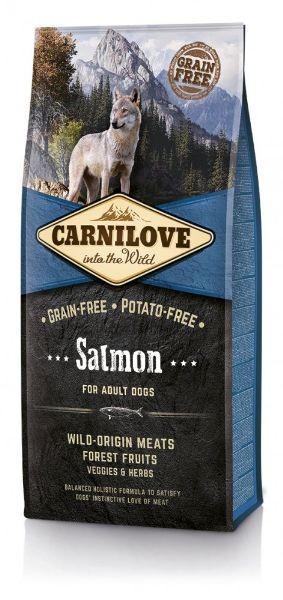 CARNILOVE Dog losos pro dospělé psy 12kg. CARNILOVE Dog losos pro dospělé psy 12kg.