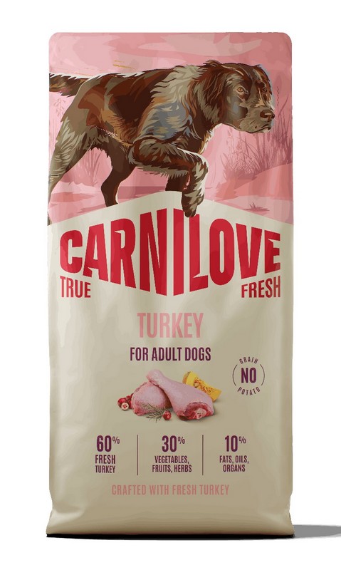 CARNILOVE DOG TRUE pro dospělé psy KRŮTA s okř
