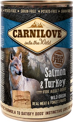CARNILOVE pro dospělé psy, LOSOS & KRŮTA 400g