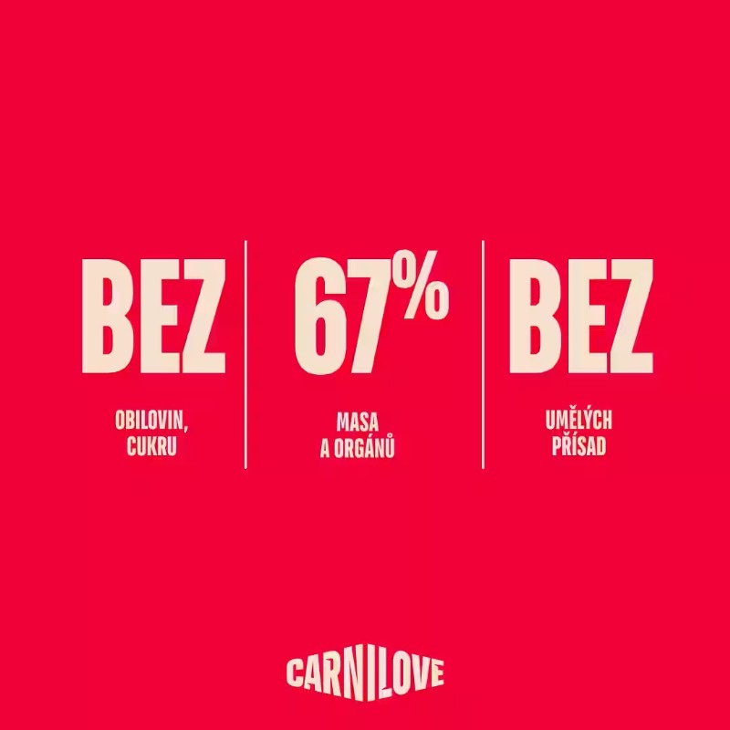CARNILOVE pro dosppělé kočky KRŮTA a LOSOS 100g