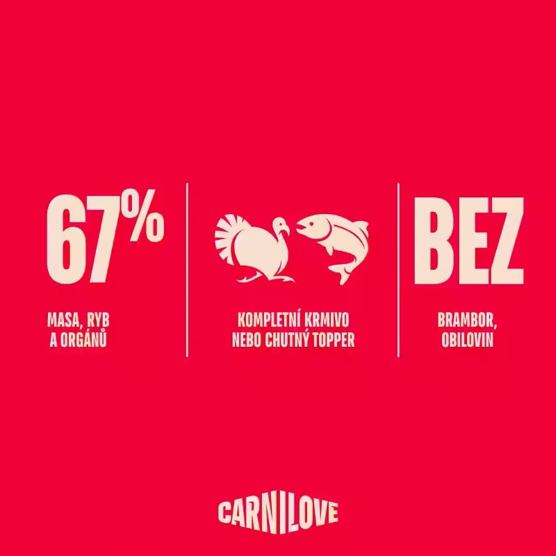 CARNILOVE pro štěňata LOSOS & KRŮTA 400g