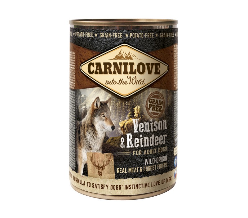 CARNILOVE Wild maso z divoké zvěře a soba 400g CARNILOVE Wild maso z divoké zvěře a soba 400g