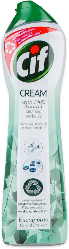 Cif Cream tekutý písek Green/ Eucalyptus 500 ml