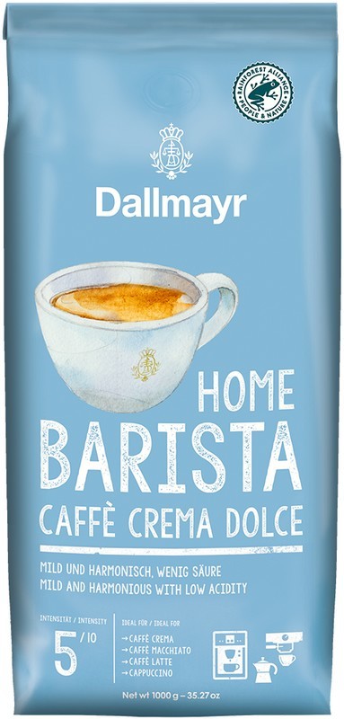 Dallmayr Caffé Barista Crema DOLCE - Intenzita: 5