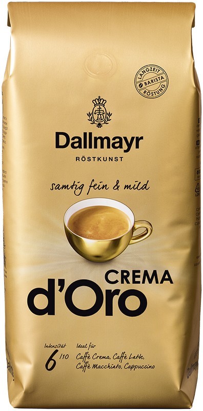 Dallmayr Caffé D'Oro Crema GOLD - Intenzita: 6/10