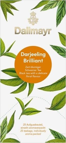 DALLMAYR černý čaj - Darjeeling - 25 sáčků