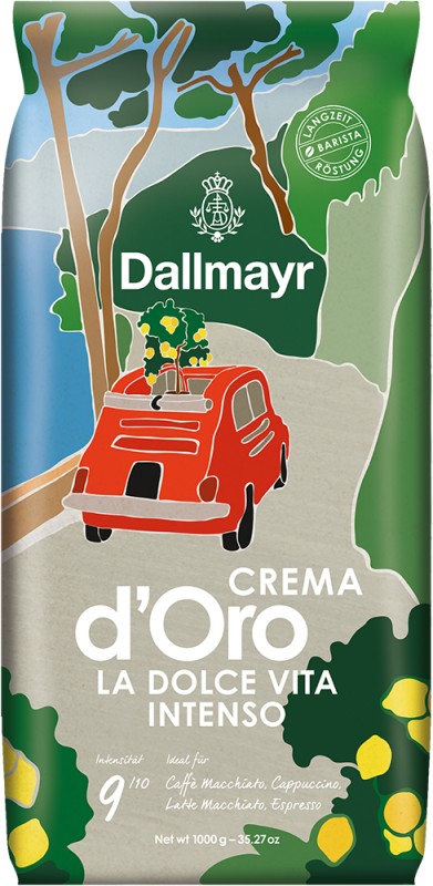 Dallmayr Crema d'Oro La Dolce Vita Intenso 1kg.