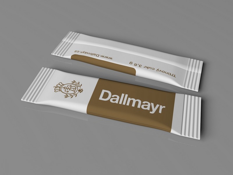 DALLMAYR Cukr třtinový porcovaný 1.000ks.