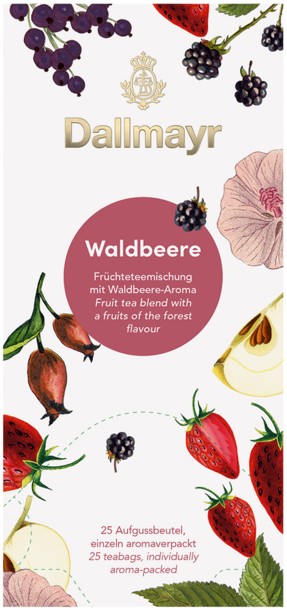 DALLMAYR ovocný čaj - Lesními plody - 25 sáčk
