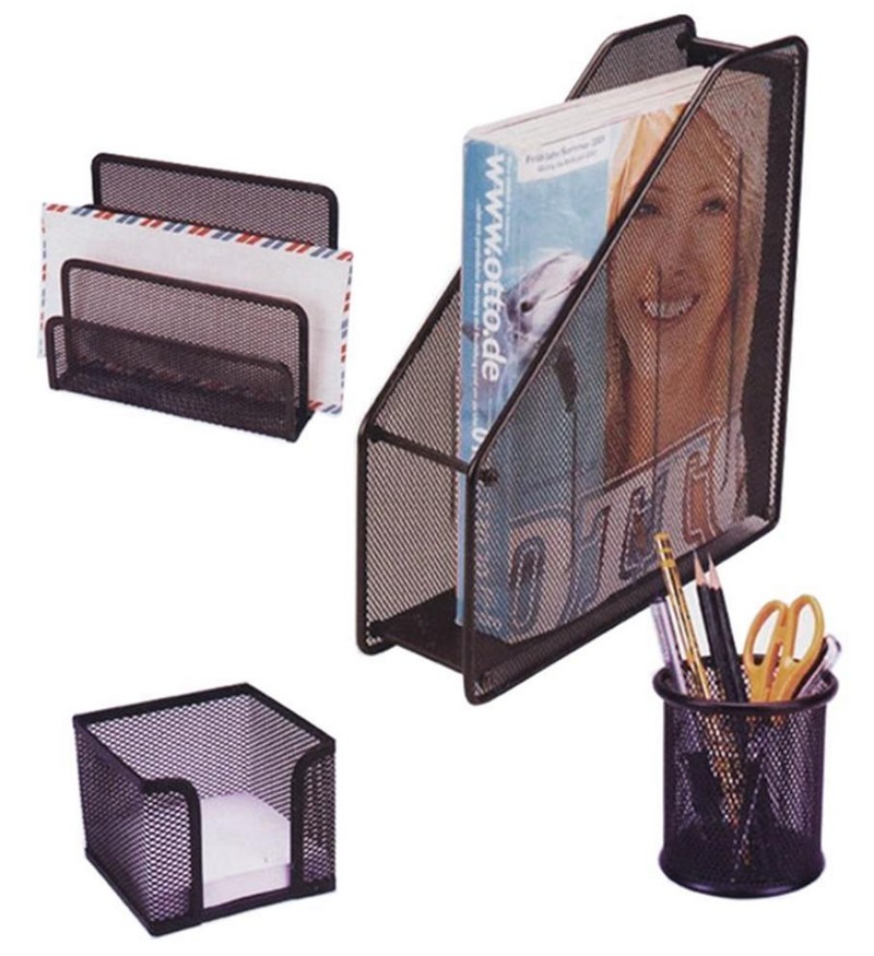 Drátěný program set 4 ks černý