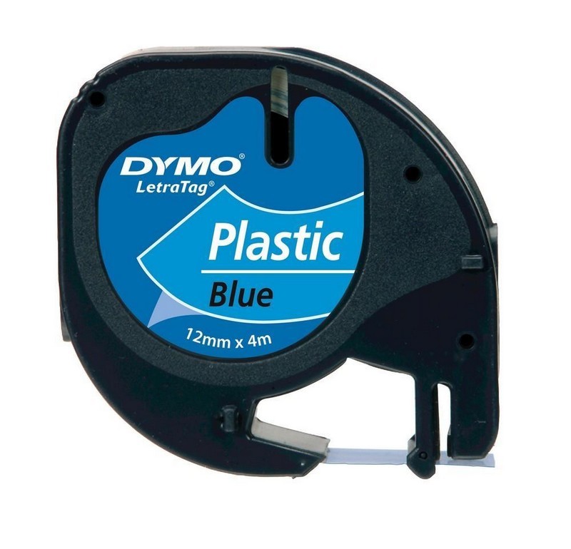 DYMO páska LetraTag plast 12mm x 4m MODRÁ