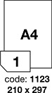 Etikety samolepící A4, 210 x 297mm., PET etiket MATNE 50listů. Etikety samolepící A4, 210 x 297mm., PET etiket MATNE 50listů.