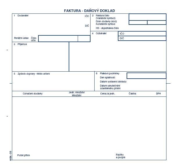 FAKTURA 2/3  A4 - NCR