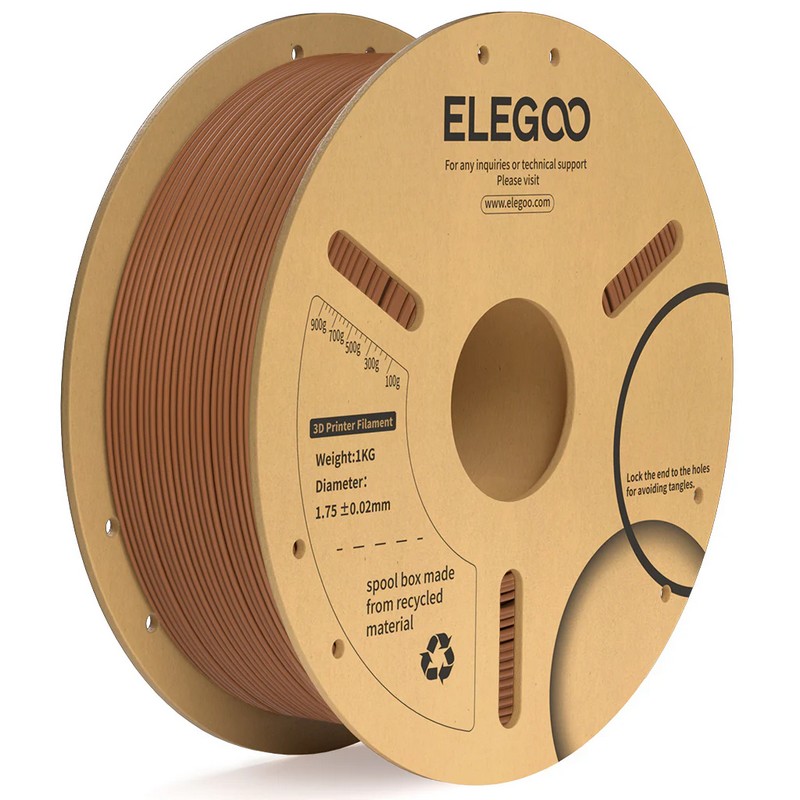 Filament PLA Plus 1,75 mm barva BRONZOVÁ 1kg.