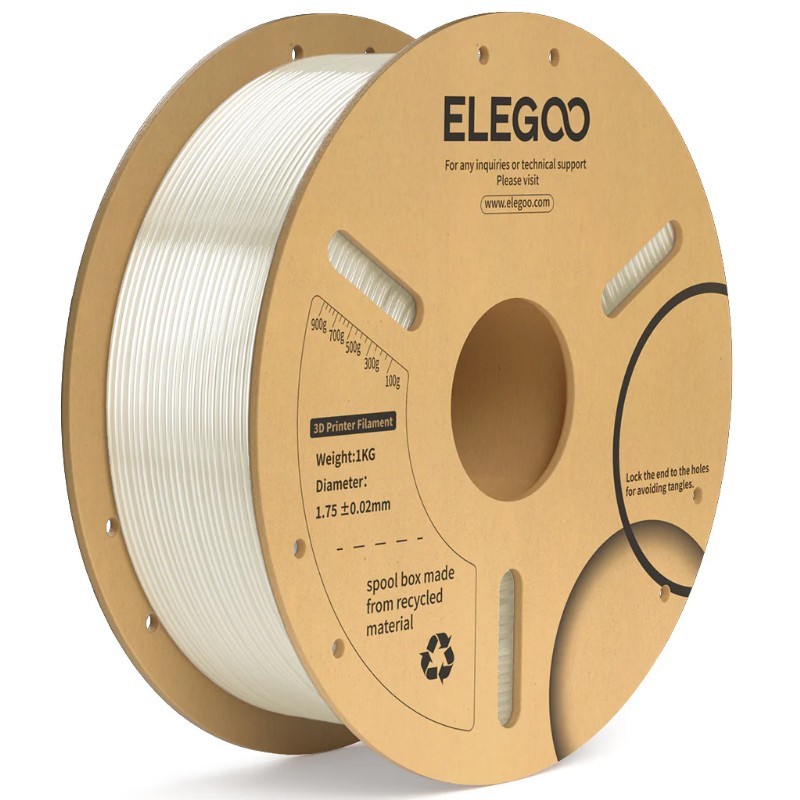 Filament PLA Plus 1,75 mm barva TRANSPARENTNÍ 1kg.