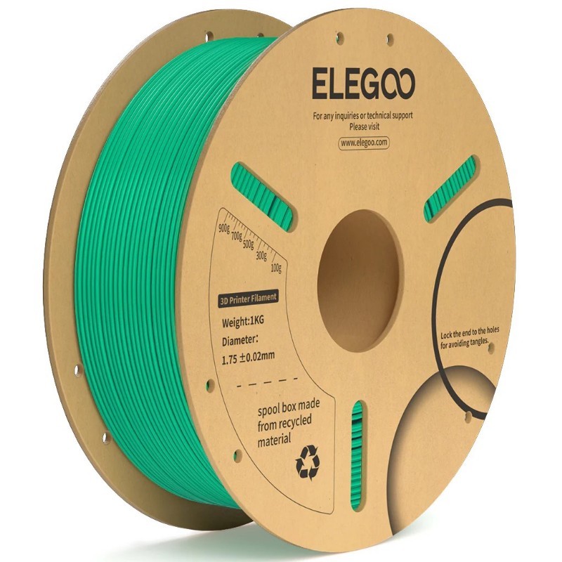 Filament PLA Plus 1,75 mm barva ZELENÁ MOŘSKÁ 1kg.