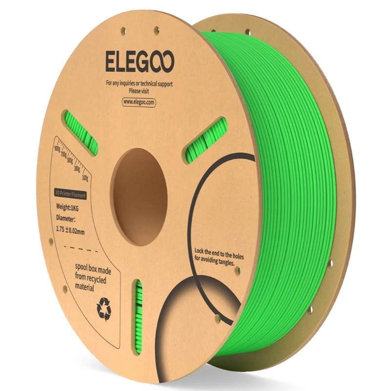 Filament PLA Plus 1,75 mm barva ZELENÁ NEONOVÁ 1kg.