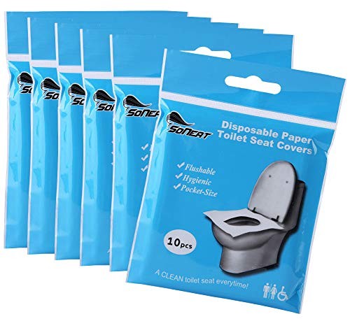 Hygienická BIO jednorázová ochrana WC sedátka 10 ks.