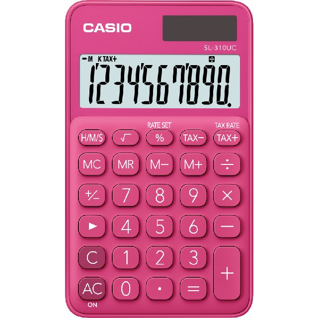 Kalkulačka kapesní CASIO SL 310 UC - Červená