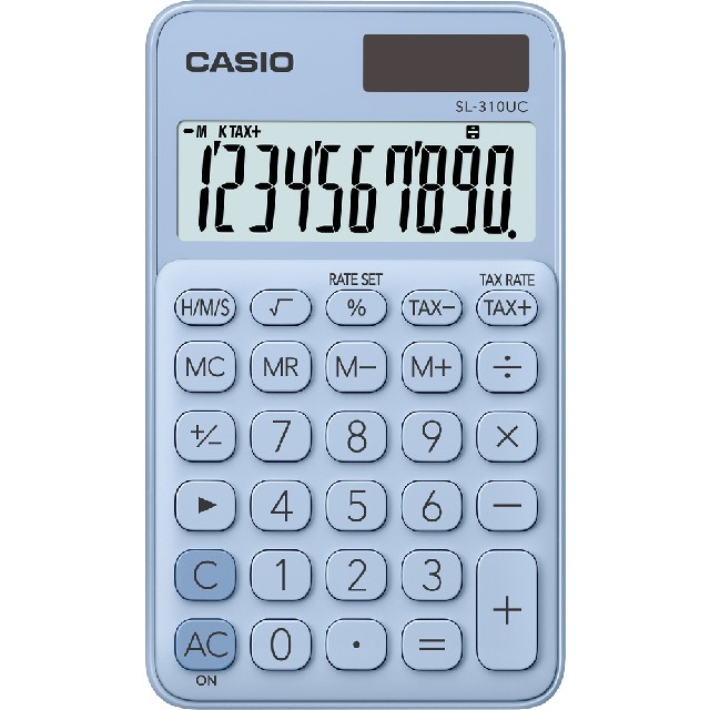 Kalkulačka kapesní CASIO SL 310 UC - sv. Modrá