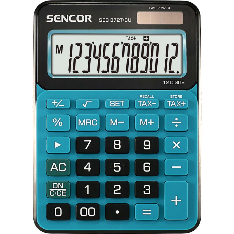 Kalkulačka stolní SENCOR SEC 372T/GN modrá