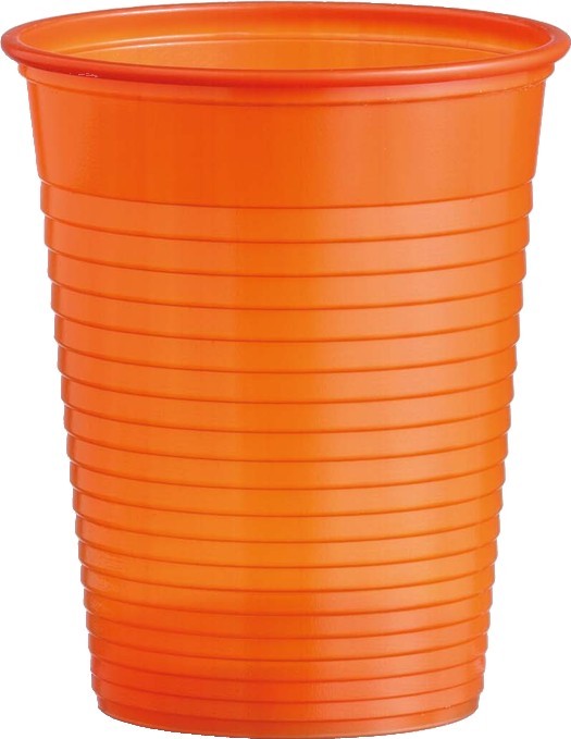 Kelímek PP 0,2l. oranžový, 50 ks.
