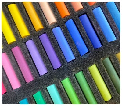 Křídy Toison'Or měkký pastel s poloviční křídou 8546, 48 ks