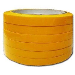 Lepicí páska  9 mm X 66 m žlutá