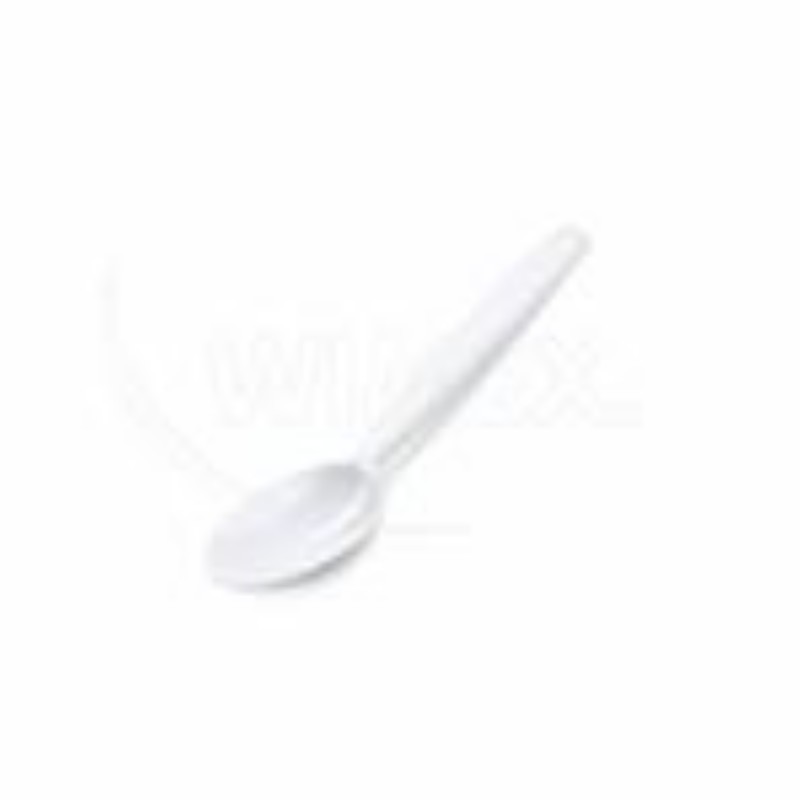 Lžička kávová, PP 13 cm., bílá, 50 ks.